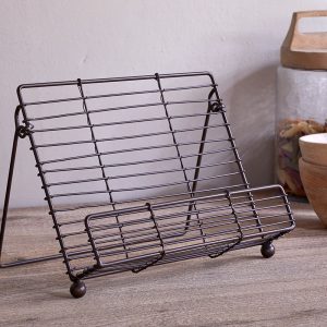 Wire Bookstand - Aged Brass