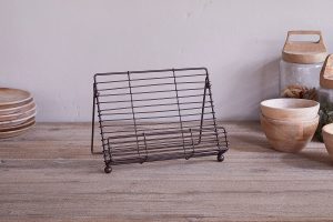 Wire Bookstand - Aged Brass