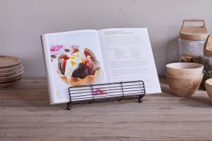 Wire Bookstand - Aged Brass