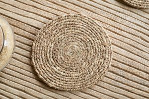 Woven Coasters - Brown (Set of 4)