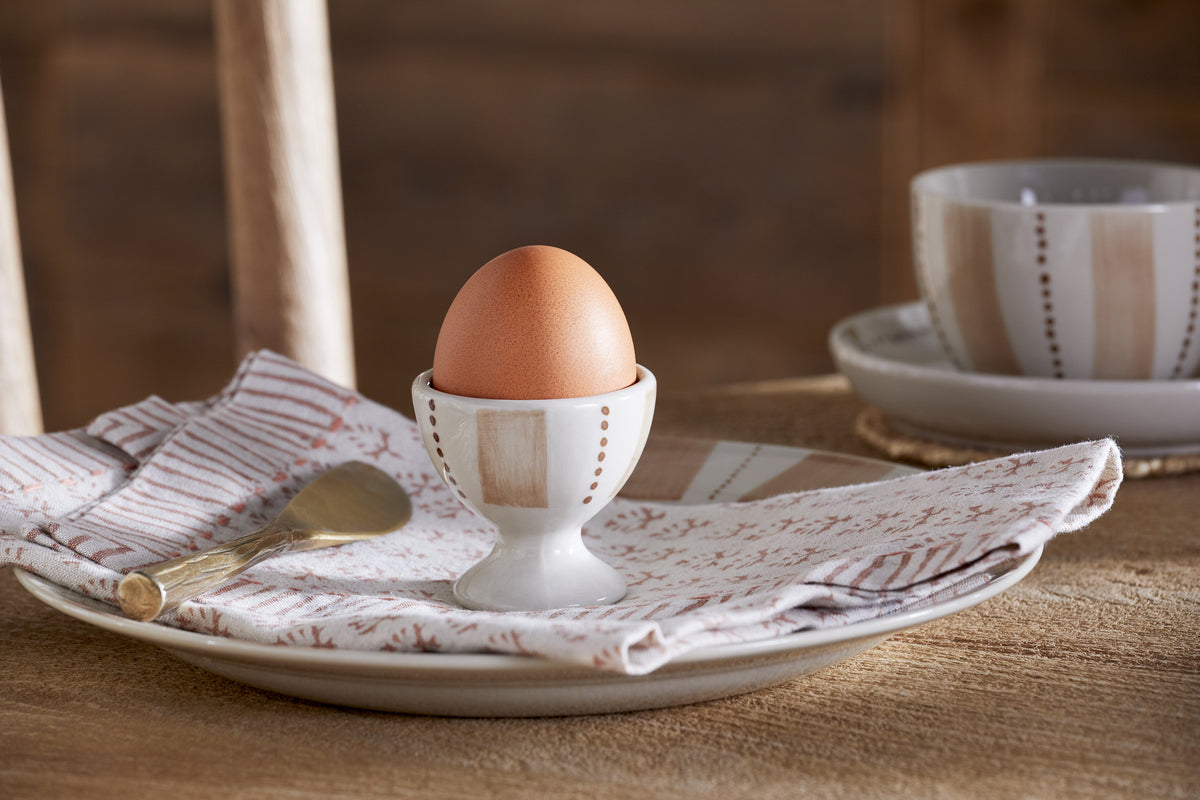 Egg Cups - Cream & Clay - (Set of 2)