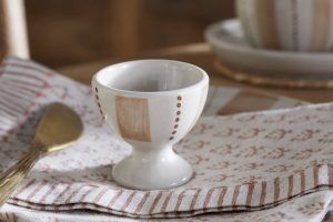 Egg Cups - Cream & Clay - (Set of 2)
