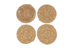 Woven Coasters - Brown (Set of 4)
