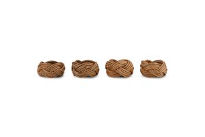 Rattan Napkin Rings - Natural - (Set of 4)
