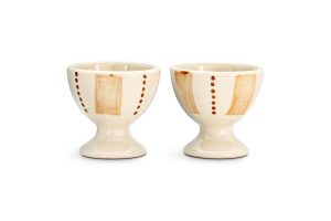 Egg Cups - Cream & Clay - (Set of 2)